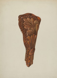 Gun Holster, c. 1936. Creator: Dana Bartlett.