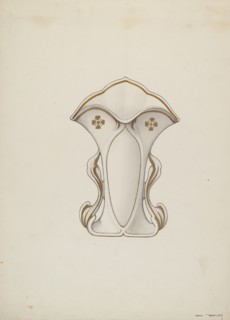 Vase, 1937. Creator: Dana Bartlett.