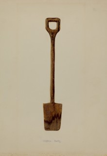Toy Shovel, c. 1937. Creator: Eugene Bartz.