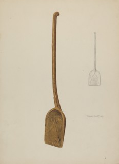 Grain Shovel, 1937. Creator: Eugene Bartz.