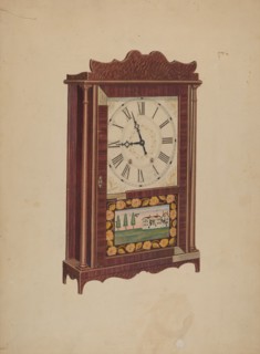 Shelf Clock, c. 1939. Creator: Edward Bashaw.