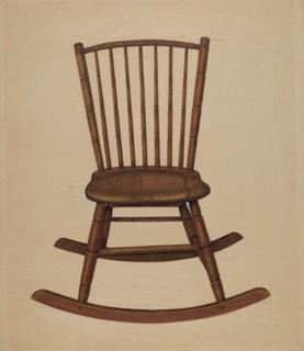 Chair, c. 1937. Creator: Leonard Battee.