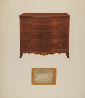Chest of Drawers, c. 1939. Creator: Leonard Battee.