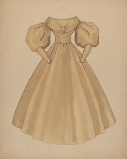 Dress, c. 1937. Creator: Doris Beer.