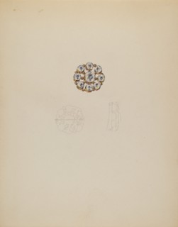 Brooch, c. 1936. Creator: Doris Beer.
