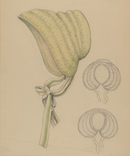 Bonnet, c. 1936. Creator: Jessie M. Benge.