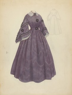 Dress, c. 1940. Creator: Jessie M. Benge.