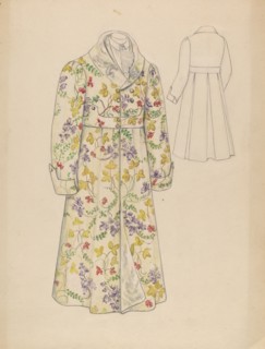 Man's Dressing Gown, c. 1936. Creator: Jessie M. Benge.