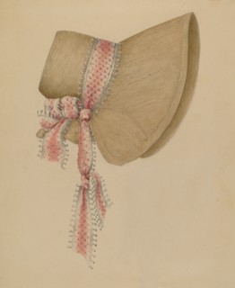 Bonnet, c. 1937. Creator: Jessie M. Benge.