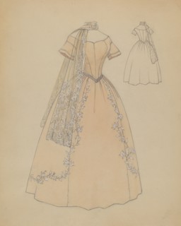 Dress, c. 1936. Creator: Jessie M. Benge.