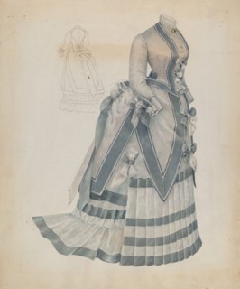 Dress, c. 1937. Creator: Jessie M. Benge.