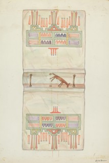 Parchment Book Cover, 1935/1942. Creator: Edith Towner.