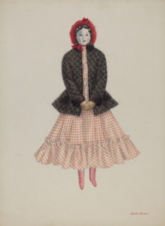 Doll - "Flora Richardson", c. 1937. Creator: Edith Towner.