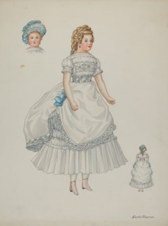 Doll - "Eleanor Cabot", c. 1937. Creator: Edith Towner.