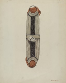 Horse Hair Cinch, c. 1937. Creator: Edith Towner.
