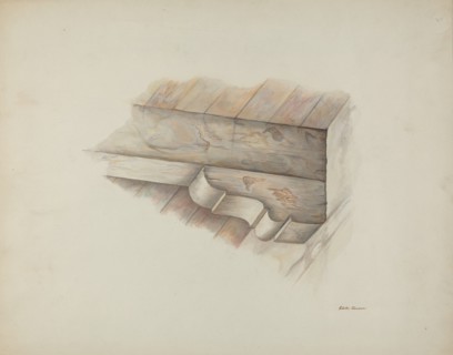 Corbel, 1939. Creator: Edith Towner.