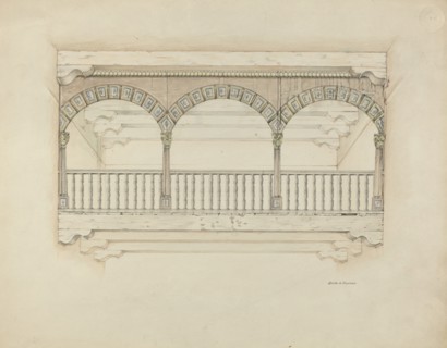 Screen, for Choir, 1939. Creator: Edith Towner.