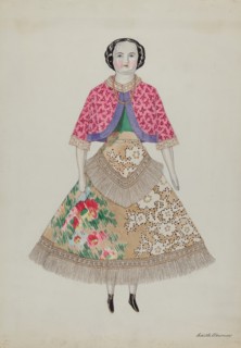 Doll - "Hattie", c. 1937. Creator: Edith Towner.