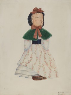 Doll: "Maggie Bentley", c. 1937. Creator: Edith Towner.