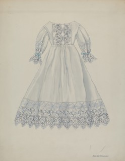Doll's Dress, c. 1937. Creator: Edith Towner.