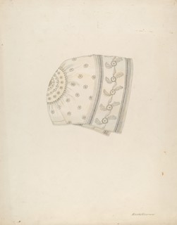 Baby's Bonnet, c. 1937. Creator: Edith Towner.