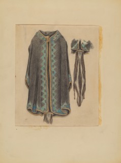 Black Cotton Coat, c. 1935. Creator: Michael Trekur.