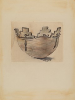 Ceremonial Bowl, 1935. Creator: Michael Trekur.