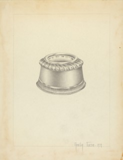 Silver Salt Trencher, 1937. Creator: Amelia Tuccio.
