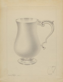 Silver Mug, 1935/1942. Creator: Amelia Tuccio.