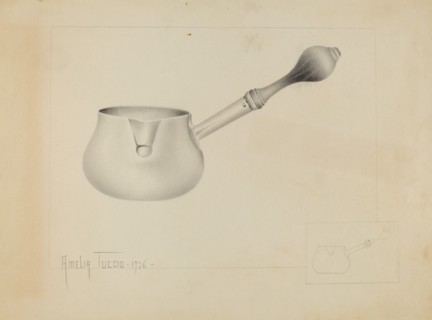 Silver Pipkin, 1936. Creator: Amelia Tuccio.