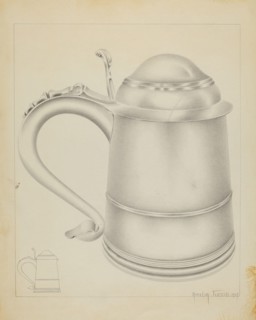 Silver Tankard, 1937. Creator: Amelia Tuccio.