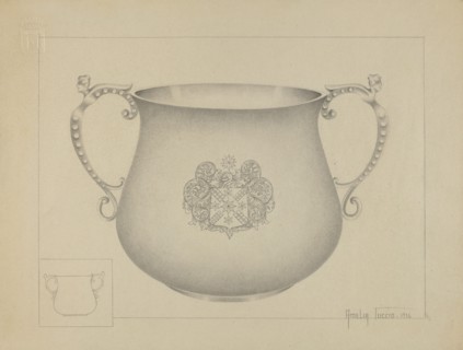 Silver Caudle Cup, 1936. Creator: Amelia Tuccio.
