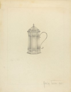 Silver Caster, 1936. Creator: Amelia Tuccio.