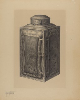 Tea Caddy, c. 1941. Creator: Amelia Tuccio.