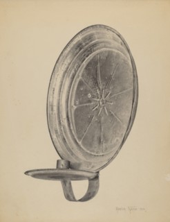 Sconce, 1938. Creator: Amelia Tuccio.