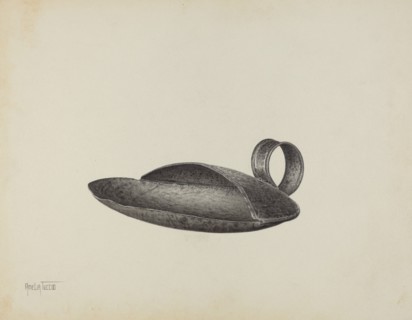 Creamer Skimmer, c. 1941. Creator: Amelia Tuccio.