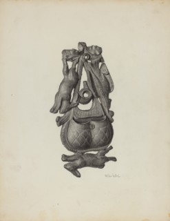 Match Safe, c. 1940. Creator: Maurice Van Felix.