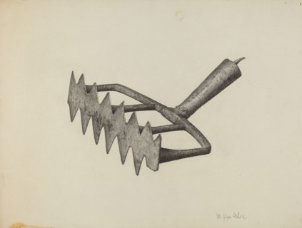 Oven Scraper, c. 1940. Creator: Maurice Van Felix.