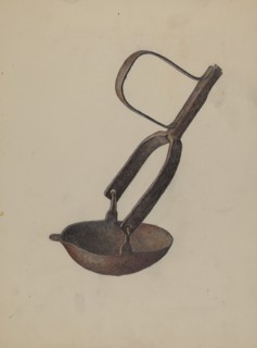 Swinging Lamp, c. 1938. Creator: Roy Weber.