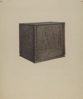 Jamb Stove, c. 1938. Creator: Roy Weber.