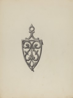 Iron Stand, c. 1938. Creator: Roy Weber.