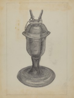 Lamp, 1935/1942. Creator: Carl Weiss.