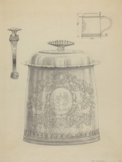 Silver Tankard, c. 1936. Creator: Simon Weiss.