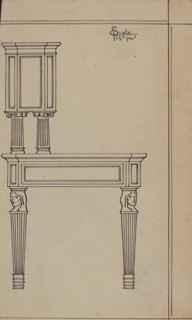 Desk, 1936. Creator: Frank Wenger.