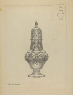 Silver Caster, c. 1936. Creator: Hans Westendorff.