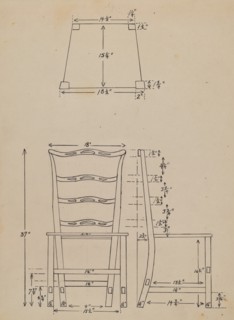 Side Chair, 1936. Creator: Hans Westendorff.