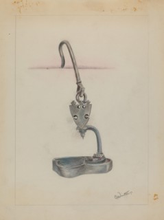 Lamp, c. 1936. Creator: Charlotte Winter.