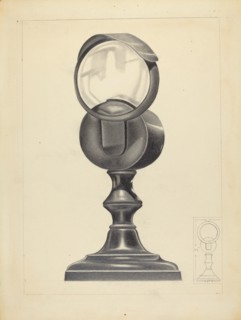 Bull's Eye Lamp, c. 1939. Creator: Charlotte Winter.