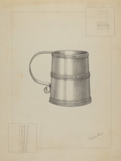 Silver Mug, 1935/1942. Creator: Charlotte Winter.