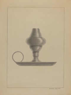 Lamp, c. 1936. Creator: Joseph Wolins.